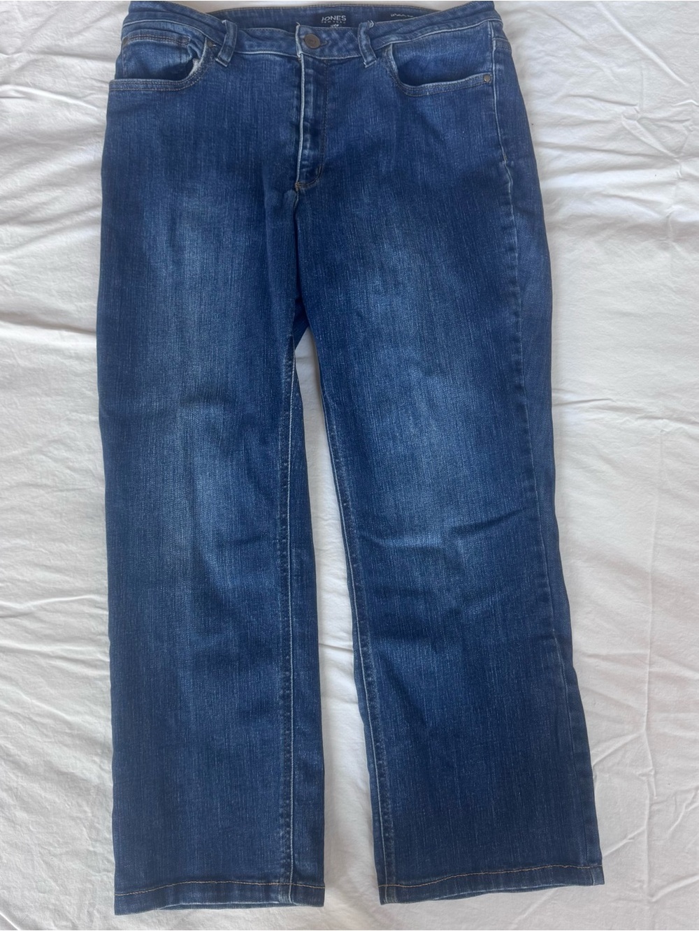Jones New York Dark Wash Straight Leg Jeans